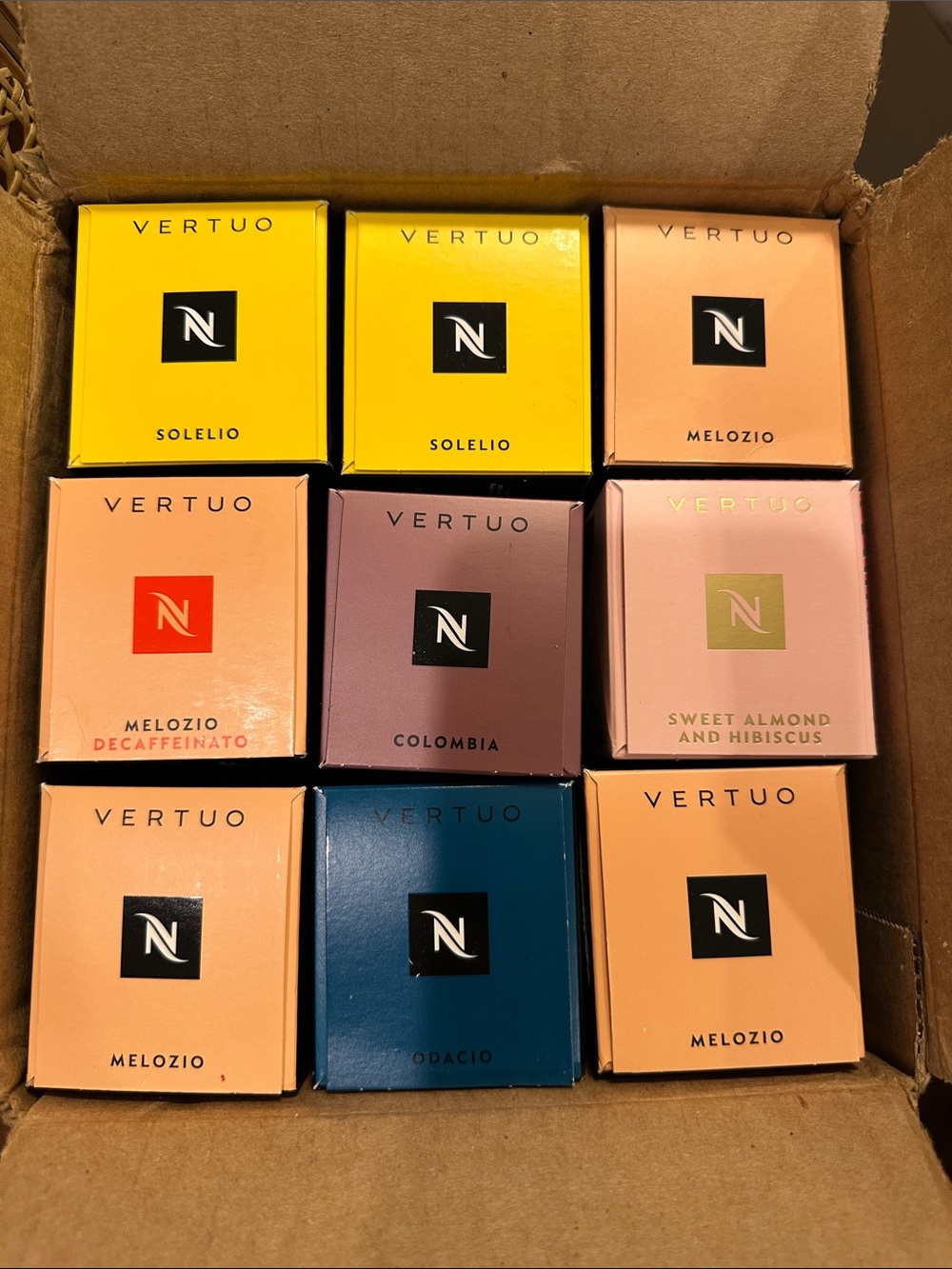 NWT nine (10 pod) sleeves Nespresso Vertuo pods